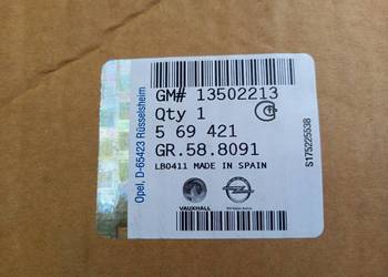 569421/13502213 Tarcze hamulcowe przód Opel INSIGNIA  16"