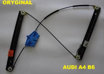 Podnośnik Mechanizm Szyby Audi A4 B6 Przód Lewy Oryginał