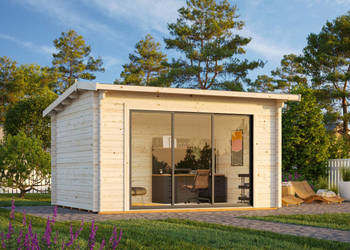 Drewniany domek ogrodowy Ines SLIDE 11,1 m2