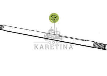 Claas Dominator 96 Wałek Pośredni 0006068741 00 0606 874 1