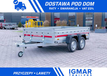 Przyczepa samochodowa TEMARED PRO 2615/2 skrzyniowa 264x150 cm DMC 750 kg