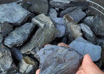 Kora czarna antracytowa 15-30 Kamienie ogrodowe dekoracyjne ozdobne