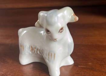 Baranek. Figurka Połonne Fabryka Fajansu i Porcelany  ZHK Połonne, sygnatur