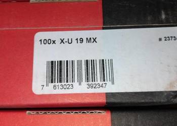 Hilti osadzak dx gwoździe xu19 do stali mocne