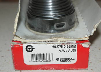 H027/5 Komplet panewek głównych (+0,25 mm)  AUDI SEAT VW