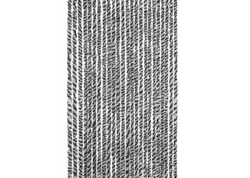 Zasłona przeciwko owadom szaro-czarno-biała 100x230 szenil WM-377338