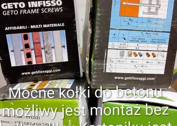 Mocne Wkręty do Betonu CENA PODANA JEST ZA SZTUKĘ !!!