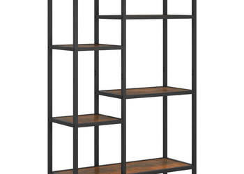 Regał na książki 80x30x120 cm stal i materiał drewnopochodny WM-336358