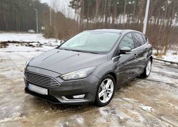 Ford Focus benzyna 125KM 2017, nowy rozrząd/olej/filtr, cały w 1 lakierze