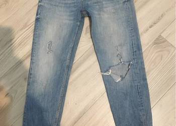 Jeansy damskie z wysokim stanem Zara rozm.S Jeansy damskie z wysokim stanem Zara rozm.S