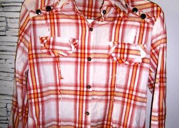 sportowa bluzka w kratkę