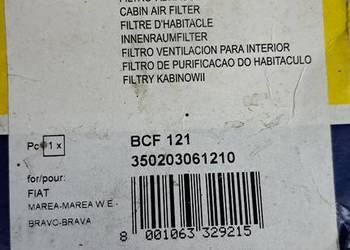 Nowy filtr kabinowy Magneti Morelli BCF 121