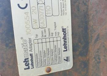 Łyżka skarpowa skarpówka obrotowa uchylna 200cm LEHNHOFF MS20 SW20 HS20