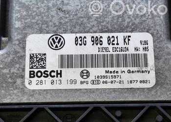 VW Touran I 2.0TDI STEROWNIK KOMPUTER SILNIKA ECU 0281013199 03G906021KF
