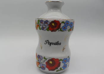 Stary Porcelanowy Pojemnik na Przyprawy Kalocsa Hungary