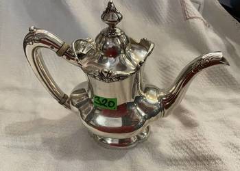 Posrebrzany dzbanek do kawy lub herbaty REED & BARTON Silver Soldered