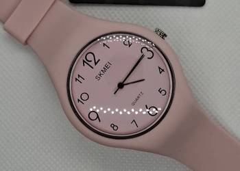 Nowy zegarek damski na co dzień marki SKMEI 7091 kolor różowy