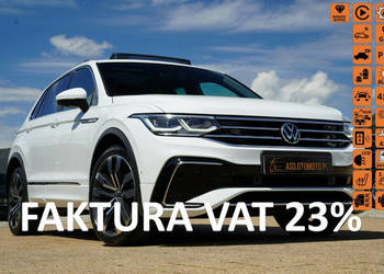 Volkswagen Tiguan R-LINE SKÓRA panorama ACC blis grzane fotele kamery 360 …