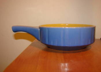 stary niemiecki, ceramiczny rondel