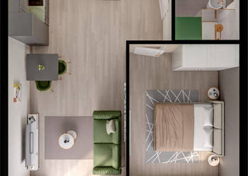 Mieszkanie Poznań Jasielska 36.66m2 2 pokojowe