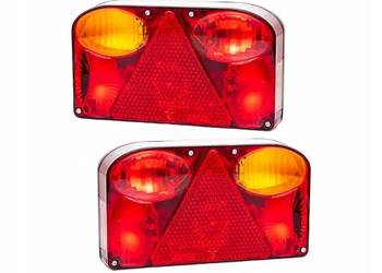 LAMPA TYLNA ZESPOLONA PRZYCZEPY TRÓJKĄT ODBLASKOWY LAMPA TYLNA ZESPOLONA PRZYCZEPY TRÓJKĄT ODBLASKOWY