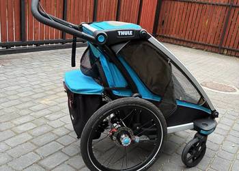 Thule Chariot Sport 1 – przyczepka rowerowa / wózek 2w1 – stan bardzo dobry