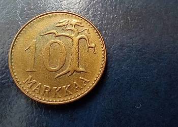 Stare monety 10 marek 1962 Finlandia