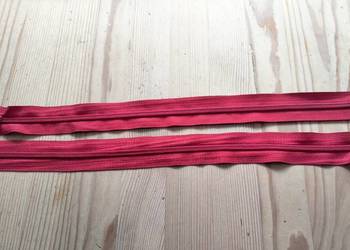 Zamek błyskawiczny długość 40 cm kolor czerwony