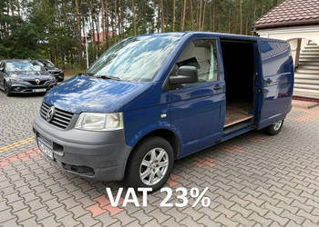 Volkswagen Transporter T5 2.5 TDI 130 KM Długi 2 x drzwi suwane FV23%