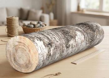 Poduszka Wałek "Naturalna Brzoza" – Komfort z Pianką Memory