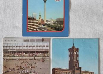 Berlin (NRD) - 3 pocztówki - 1983 r.