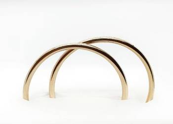 Złote kolczyki pr 585 3,16g (Średnica 2,5 cm) Kółka