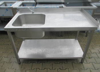 Zlew Gastronomiczny 1 komorowy z półką