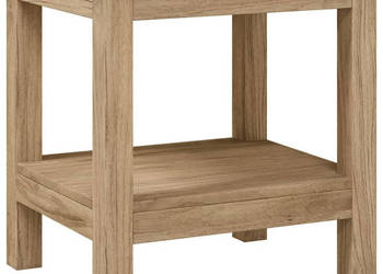 Stolik łazienkowy 45x35x45 cm lite drewno tekowe WM-340747