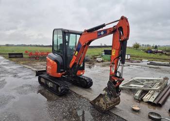 Kubota U27-4 – 2020 r. – minikoparka 2,7 t – kabina – szybkozłącze