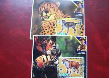 Rwanda 2005 MNH Fauna Dzikie Koty Sir R. Baden Powell