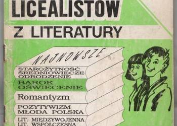 ŚCIĄGI dla licealistów Z LITERATURY BAROK OŚWIECENIE 2