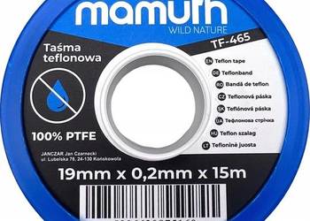 Taśma teflonowa Mamuth 19mm x 0,2mm x 15m 100szt.