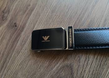 Pasek skórzany męski Giorgio Armani