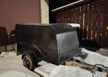 Przyczepka samochodowa lekka 750 kg hamulec najazdowy WESTFALIA nemiecka