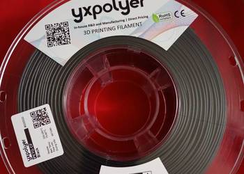 Filament 3D petg-cf Włókno Węglowe Yxpolyer 1.75mm 1kg Czarny Nowy