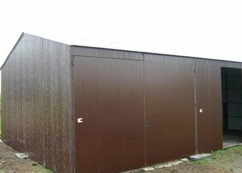 Blaszana hala 10×14 m – brązowa