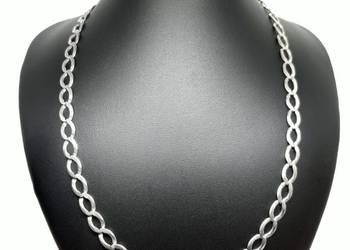 Srebrny Łańcuszek Próby 925 26,25g Długość 62cm Pancerka