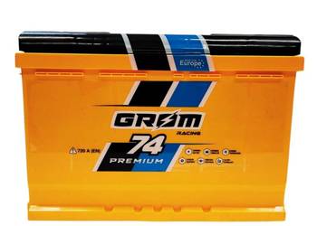 Akumulator Grom Racing 74Ah 720A Darmowa wymiana !