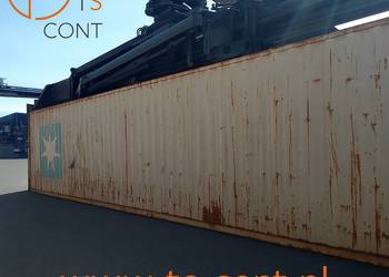 Kontener morski magazynowy budowlany 40 HC 40 DV  używany 12 metrowy