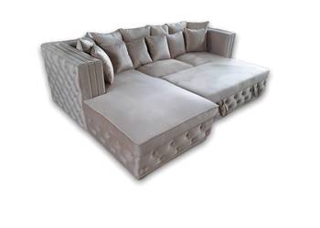 Chesterfield naroznik EVA , naroznik w stylu glamour Raty