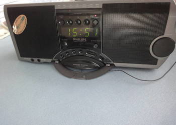 Radiobudzik stereo Philips-klasyk z lat 80-tych
