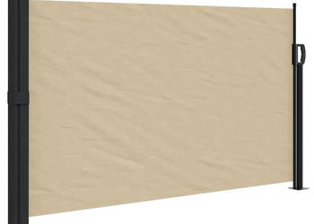 Zwijana markiza boczna beżowa 120x600 cm WM-4004495