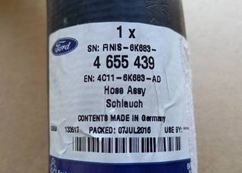 4655439/4C11-6K683-AD Wąż intercoolera TRANSIT 2000-2006 2.4 TDCI