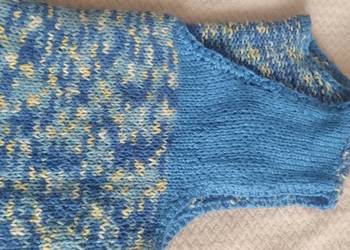 Kamizelka damska na drutach 48